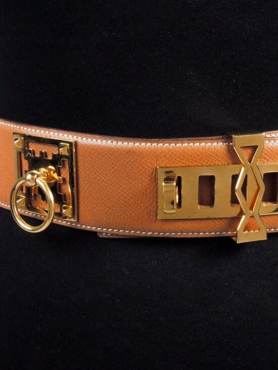 VINTAGE HERMÈS COLLIER DE CHIEN BELT - APPROX. 70CM
